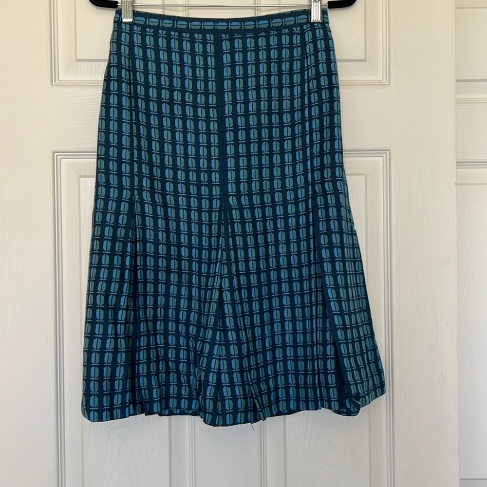 EUC patterned Tory Burch skirt, size 10